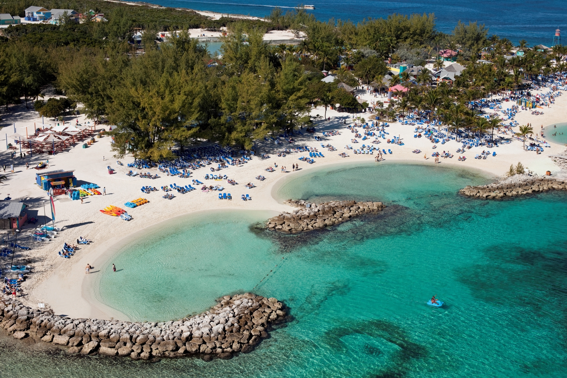 uitgestrekte stranden van Coco Cay | Coco Cay